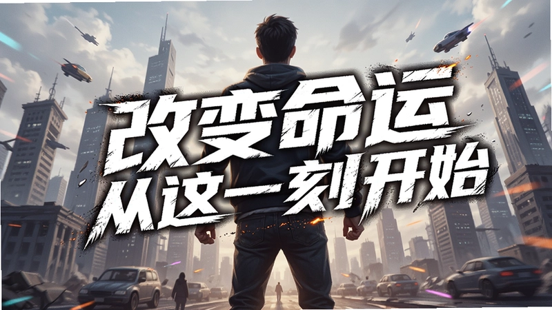 Change(改变)游戏主视觉海报,“改变命运从这一刻开始”