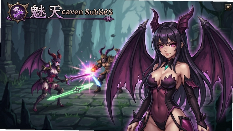 succbusheaven 魅魔天堂 游戏主界面 角色 魅魔立绘 战斗场景
