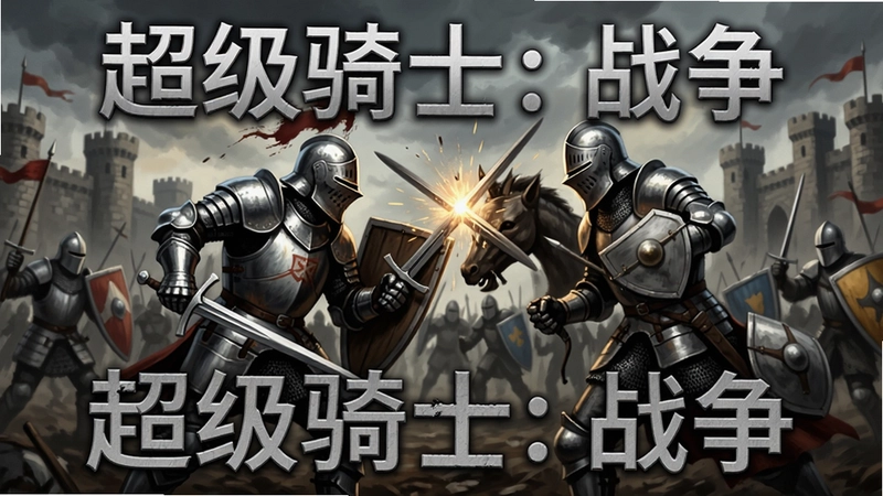 超级骑士:战争 中世纪战场骑士对决,文字