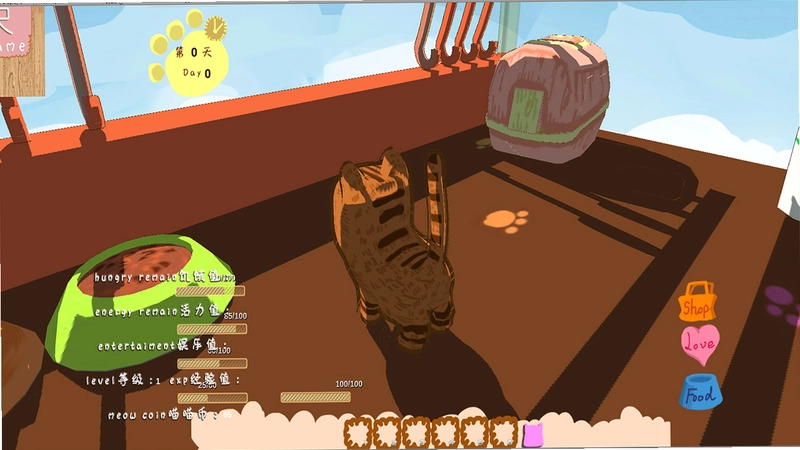 橘猫的一天 游戏类型 界面截图
