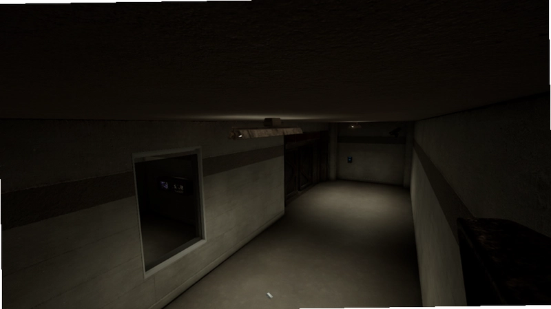 SCP收容所逃生路线A门和B门场景