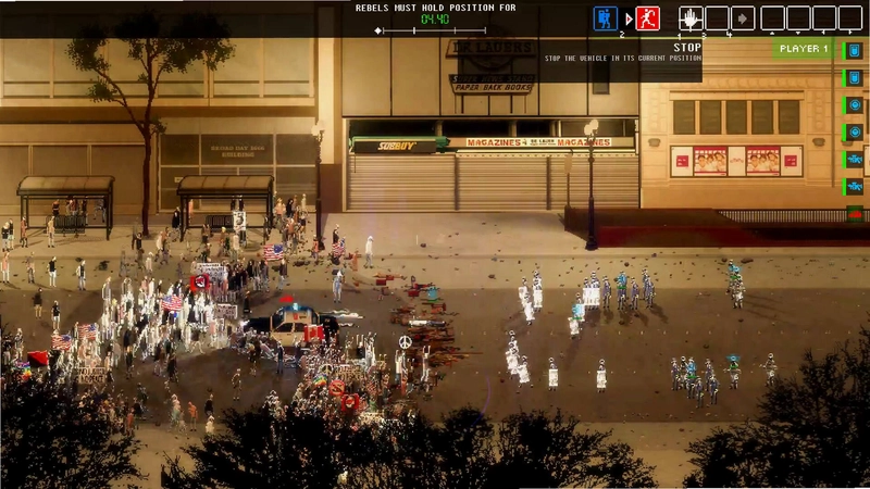 Riot Civil Unrest本地双人分屏对抗界面