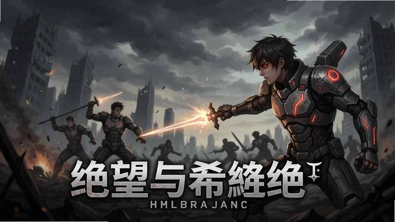 信赖:突破绝望 主视觉 角色立绘 战斗场景 “绝望与希望” 标题画面