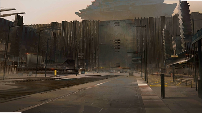 边界(outland)结局过场动画概念艺术图