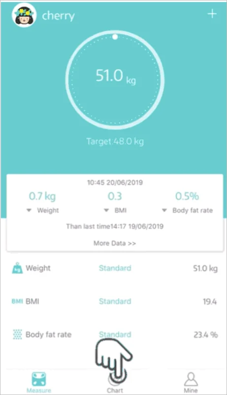 Fitdays+ 智能体脂秤预览图