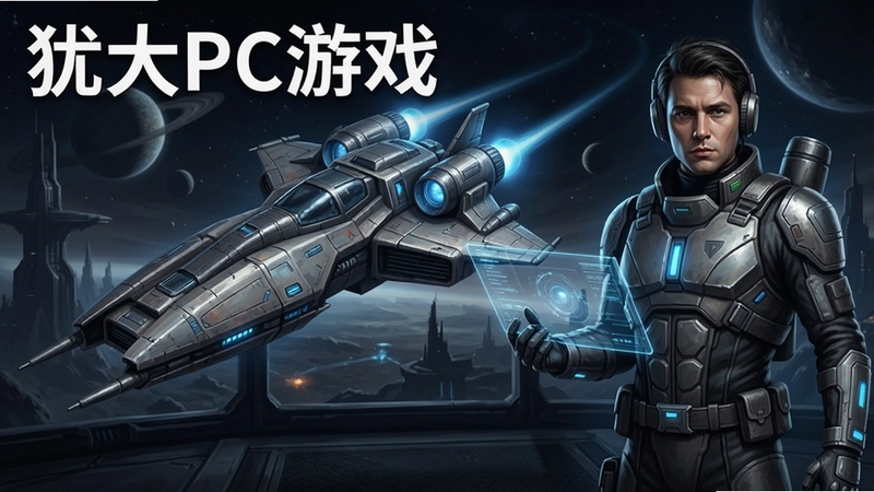 “犹大PC游戏”科幻飞船与主角能力展示高清图