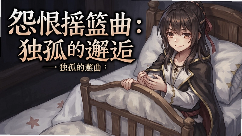 怨恨摇篮曲:独孤的邂逅 游戏封面,文字注明