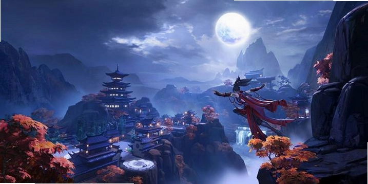武侠梦江湖奇遇,神秘剑客传授武功场景