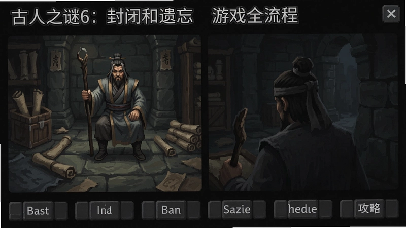 古人之谜6:封闭和遗忘 游戏全流程 解谜场景 配置 快捷键 攻略总结