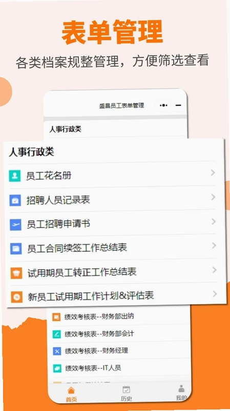 橙子表单预览图