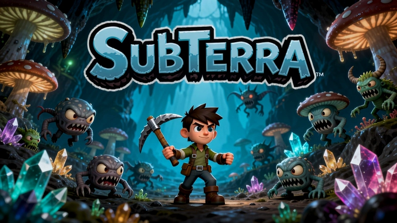 Subterra����ð�ո�����Ϸ�����������а��������ֳָ���վ�ڷ���Ģ����Ѩ�У��������֡�Subterra����Ŀ����Χ�����Ÿ��ֵ��¹�����ˮ������