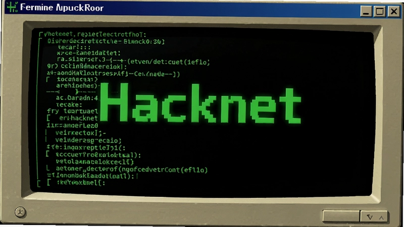 �ն˷����Ϸ���棬��ɫ��������������ɫ���룬��ʾ��Hacknet�������������ڿ����ظ�