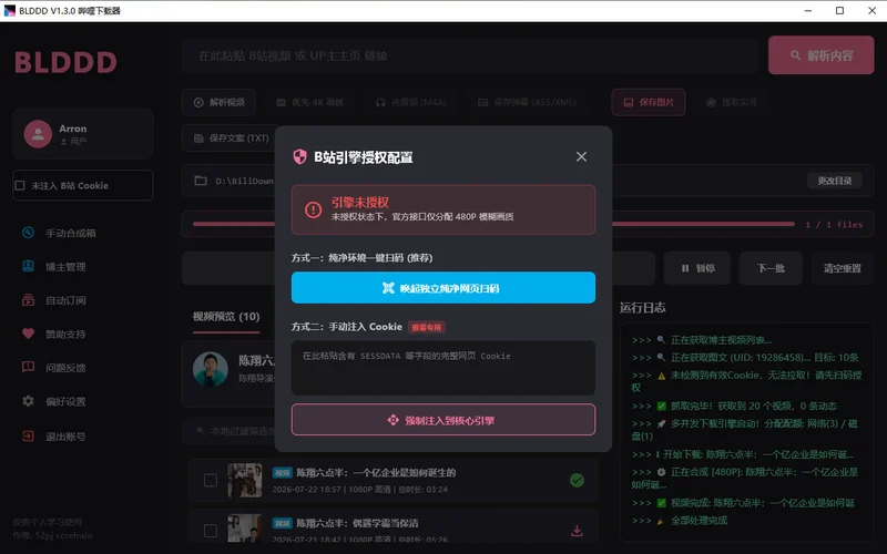 BLDDD(B站视频下载工具)预览图