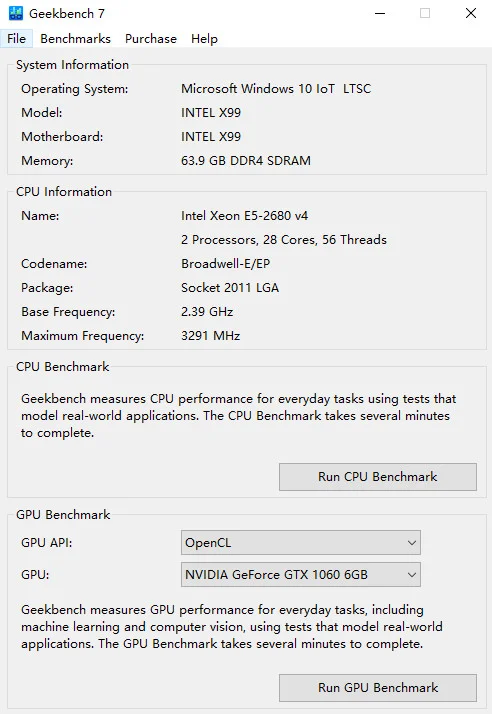 Geekbench电脑版(极客跑分)预览图