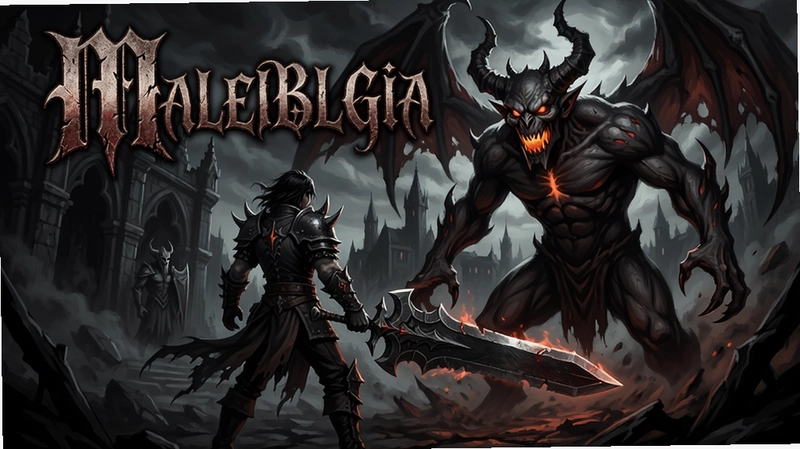 Malebolgia��Ϸ���Ӿ�ͼ���ڰ����ط�������ֳ־޽���Ծ޴��ħ�����⡰Malebolgia����Ŀ