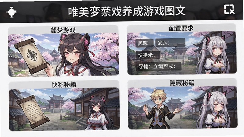 颢梦游戏全结局攻略、配置要求、快捷键操作与隐藏秘籍,唯美恋爱养成游戏图文介绍