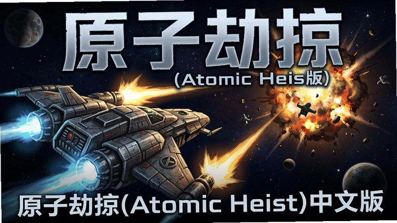 �ԡ�ԭ�ӽ���(Atomic Heist)���İ桱Ϊ���Ӿ���̫�ս��������Ϸ��������д�ɴ��������Ǽʱ�ը��ע����ԭ�ӽ���(Atomic Heist)���İ桱