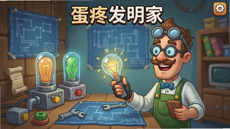 蛋疼发明家 游戏主界面 创意发明 场景