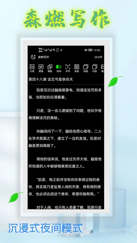 森燃写作正版预览图