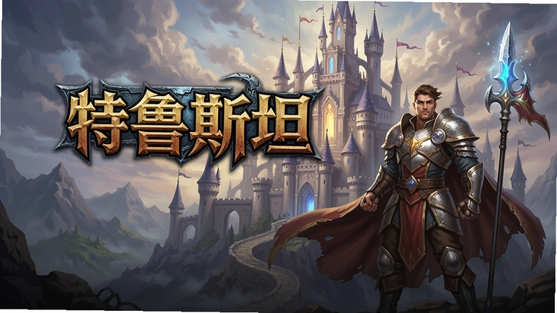 特鲁斯坦电脑版游戏宣传图,封面包含