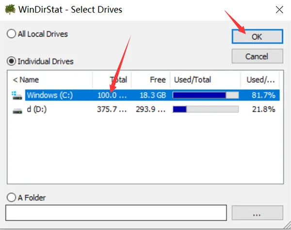 WinDirStat(磁盘使用统计和清理工具) WinDirStat(磁盘使用统计和清理工具)