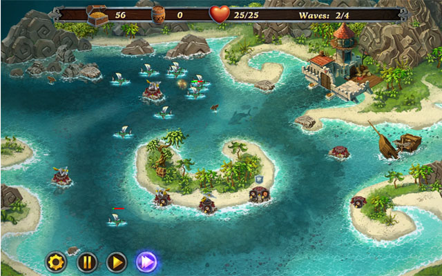要塞保卫战战斗画面
