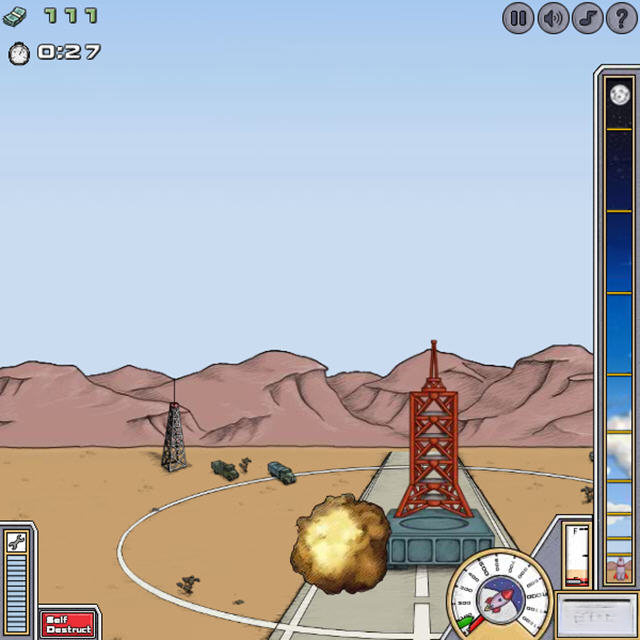 飞向太空2操作界面