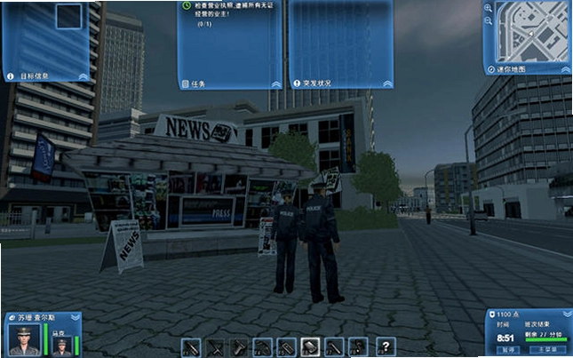 当警察开警车抓小偷电脑版预览图