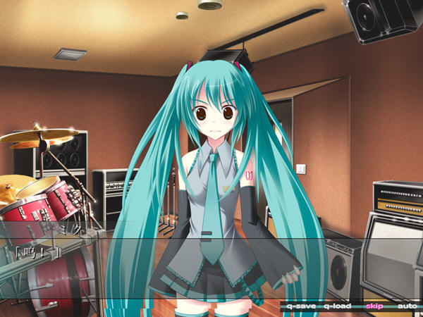 初音未来注视着你瞳里的未来的歌谣中文版游戏截图