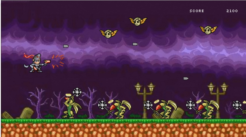 8Bit猎天使魔女角色展示