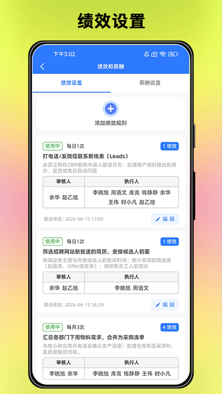 ai云绩效过程管控看板
