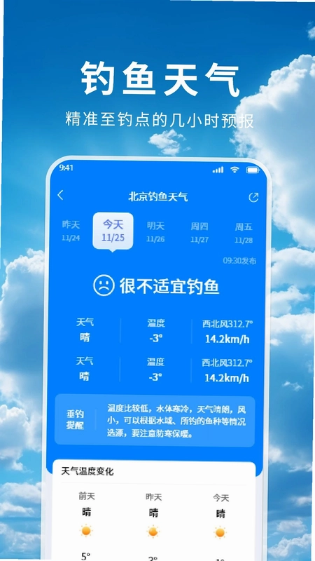准云天气预报App预览图