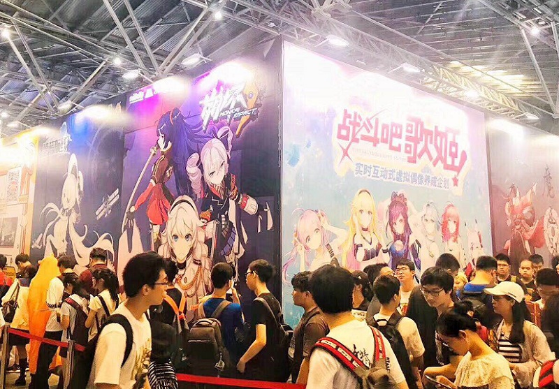 漫展模拟器舞台互动游戏与集章活动玩法