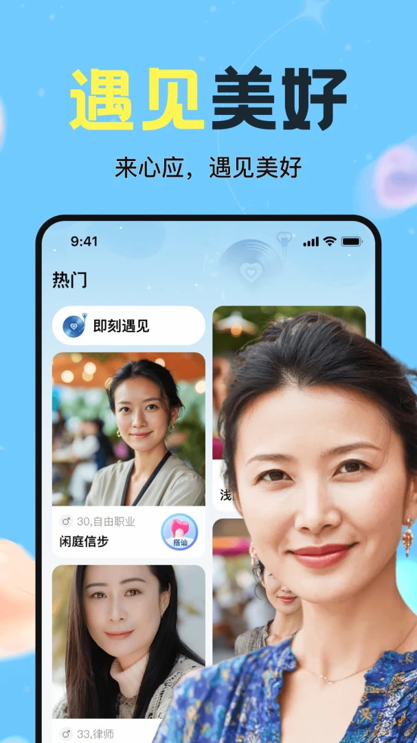 心应交友软件聊天界面