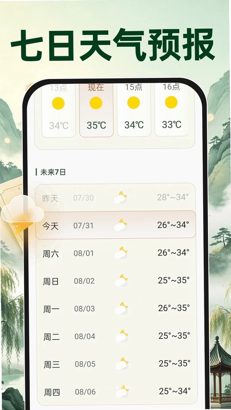 本地天气准时报预览图