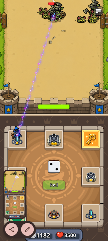 Dice Mage TD 游戏画面