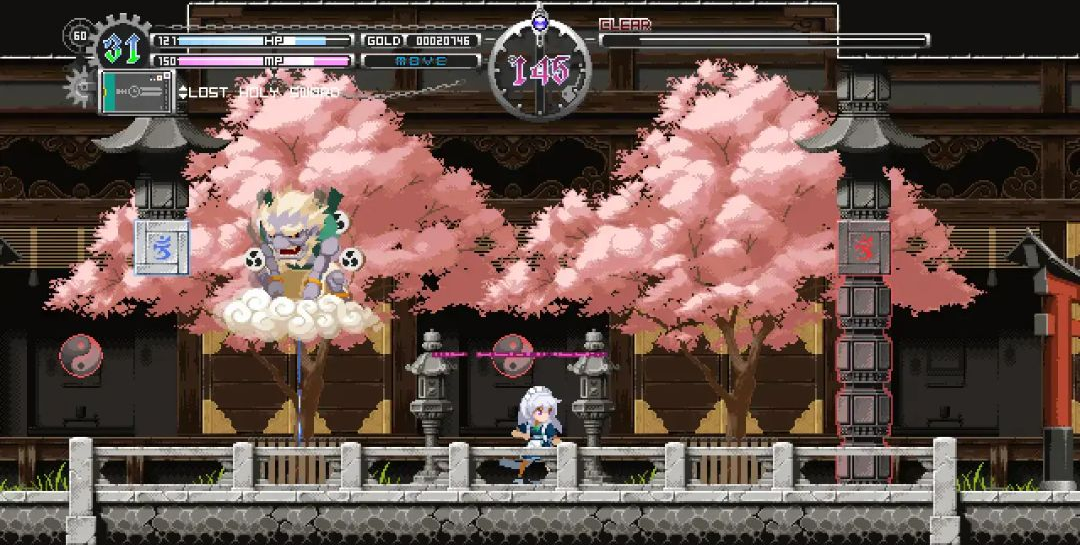 东方月神夜(Switch移植)战斗画面