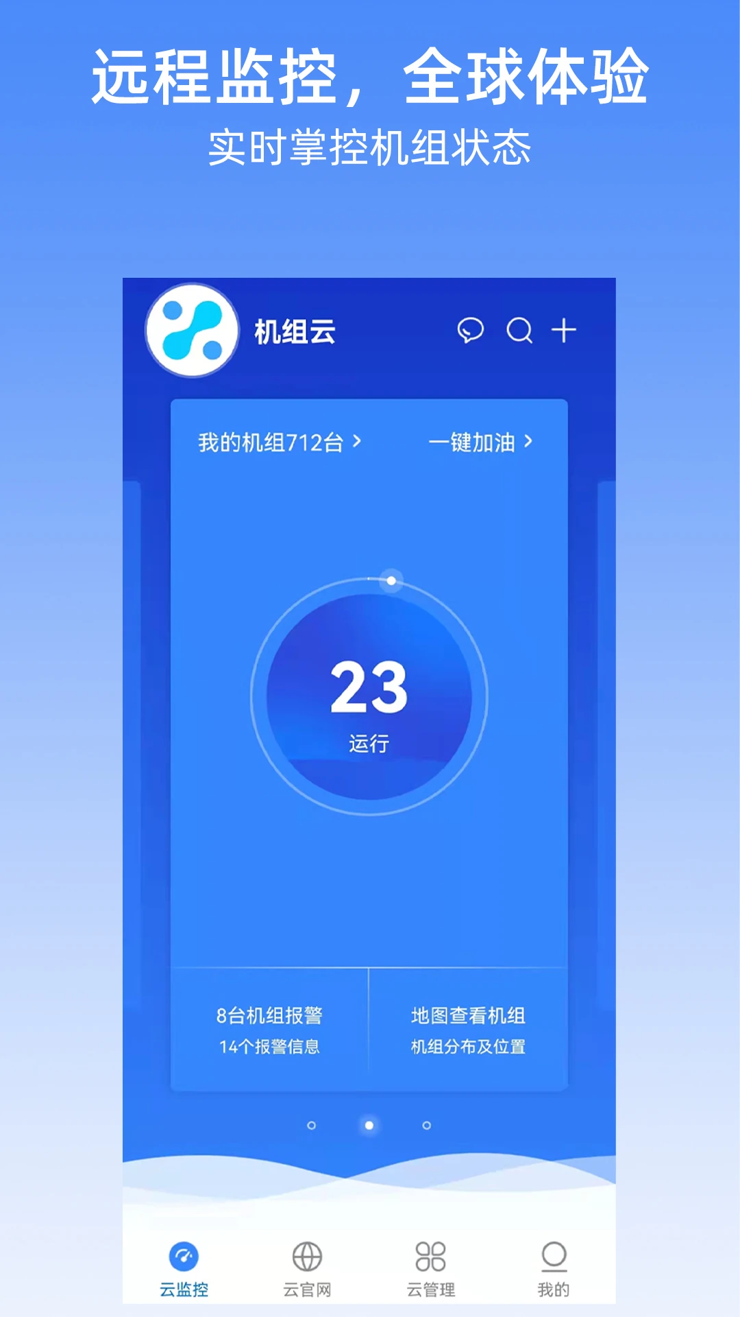 机组云监控界面