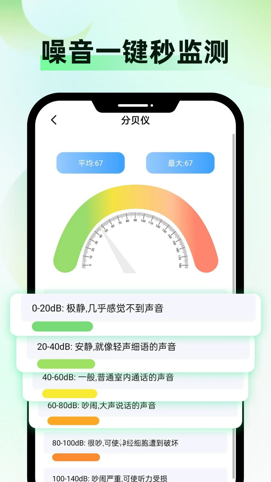 健康监测仪截图