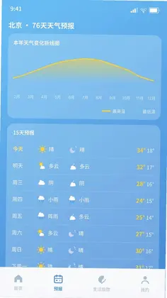 天气预报提前报最新版预览图