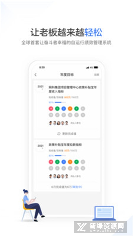 幸福绩效打卡功能