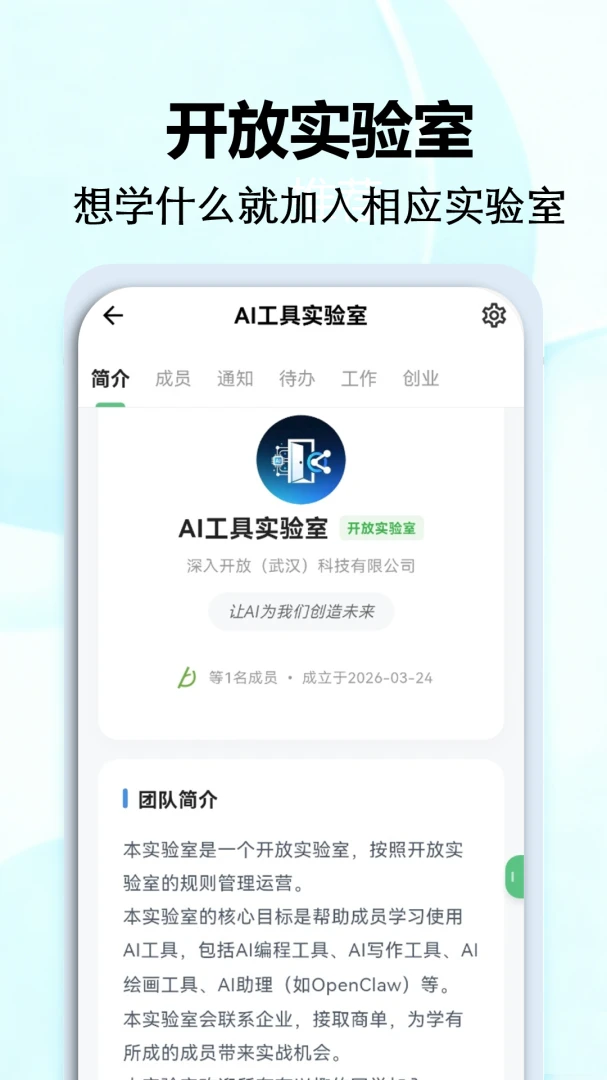 深入开放功能展示