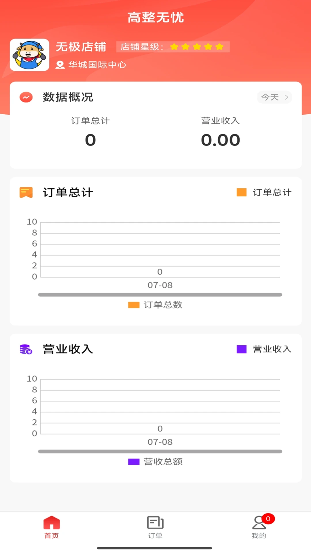 高整无忧商家端功能展示