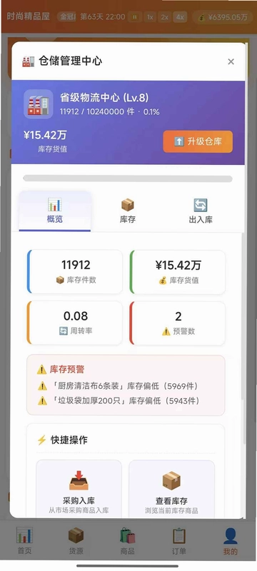 电商经营模拟器预览图