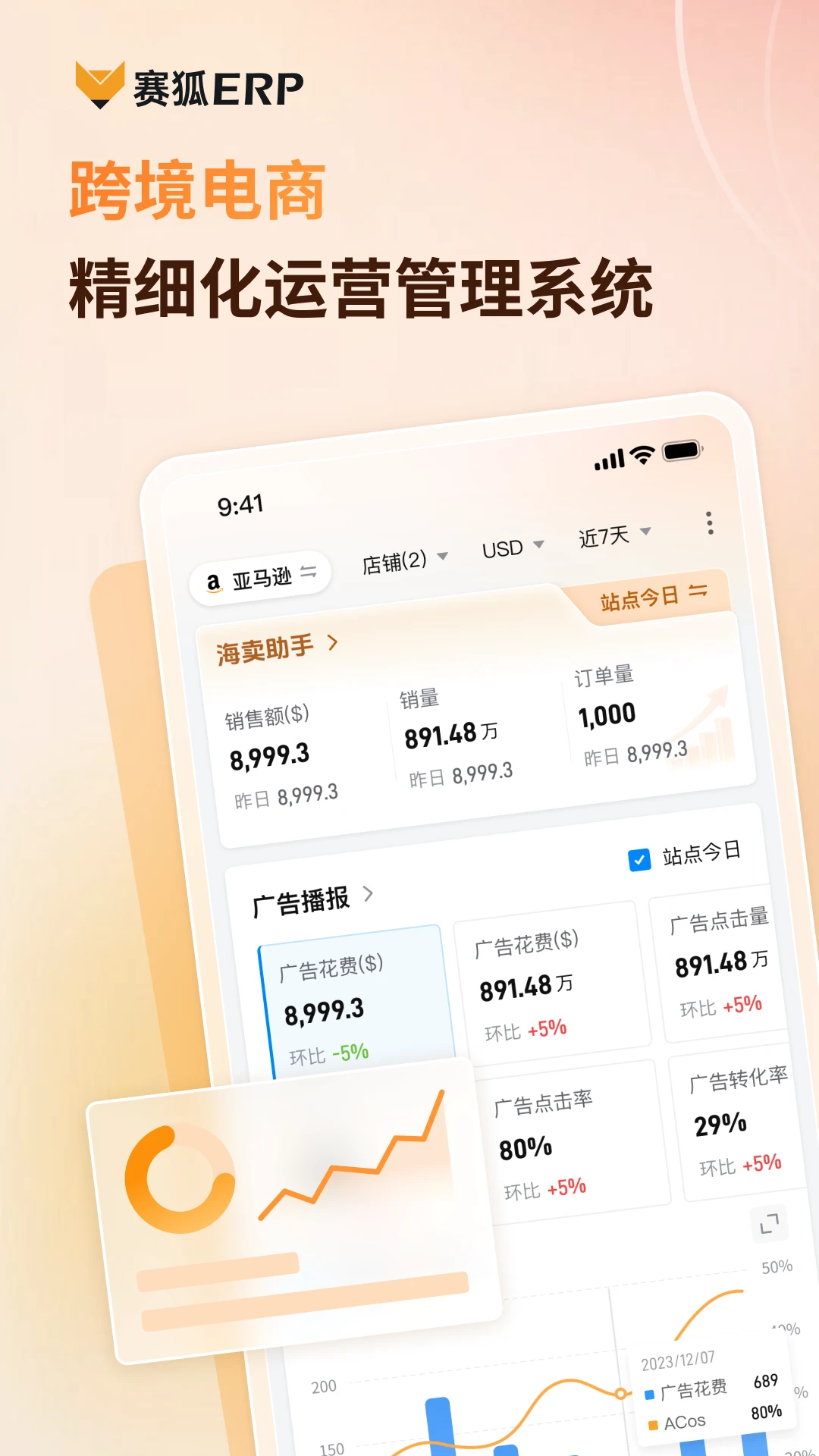 赛狐ERP界面预览