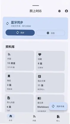 腕上RSS预览图