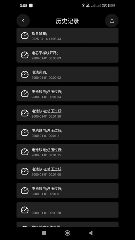 实时数据监控界面