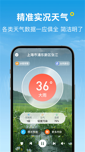 标准天气预警功能
