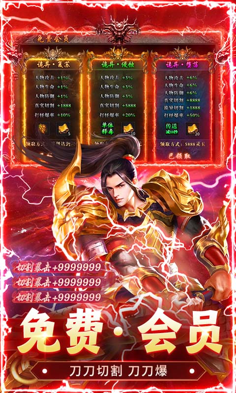 猛将勇士装备展示