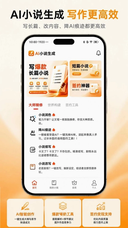 AI小说生成预览图